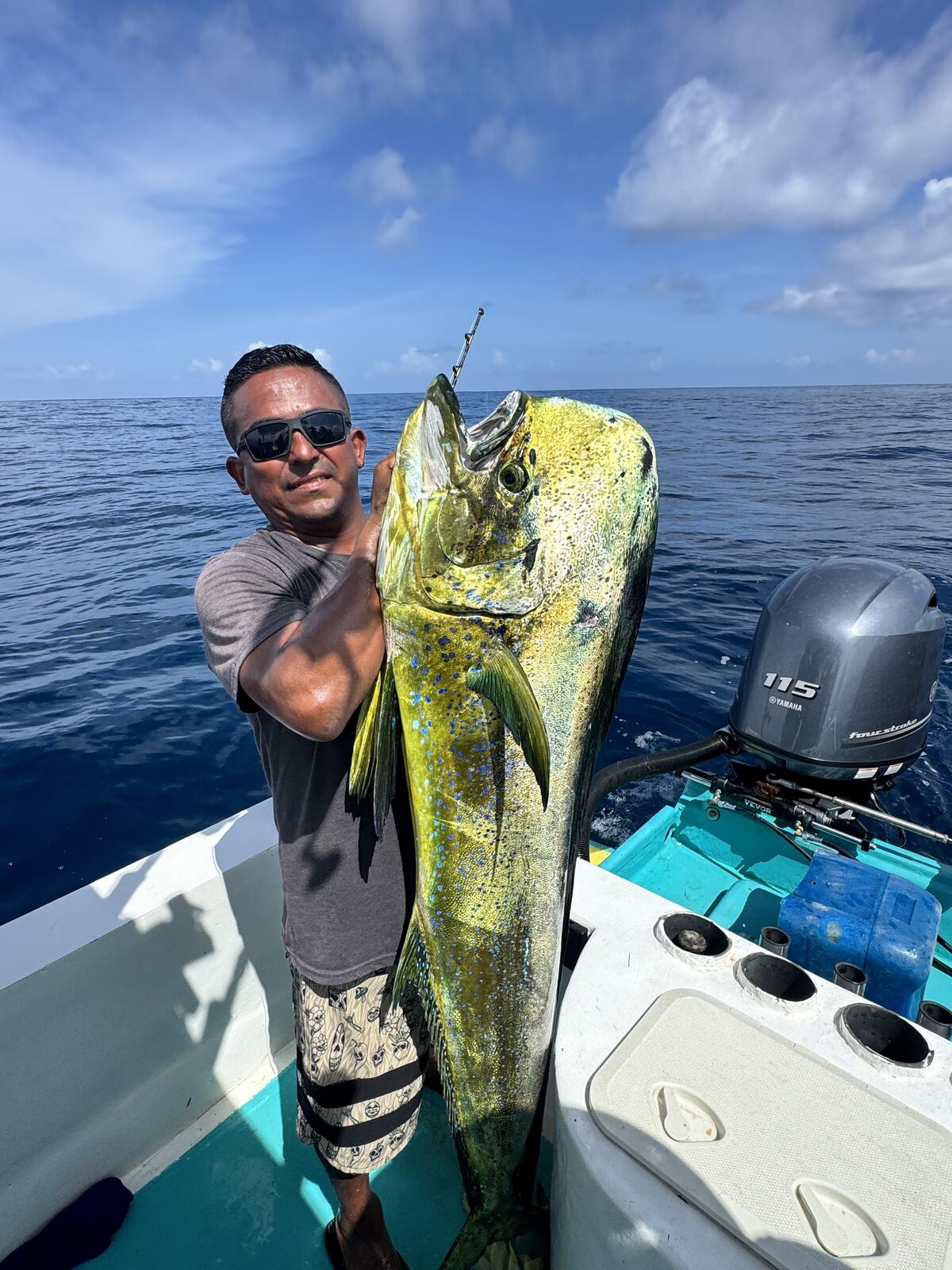 Mahi-mahi caught offshore