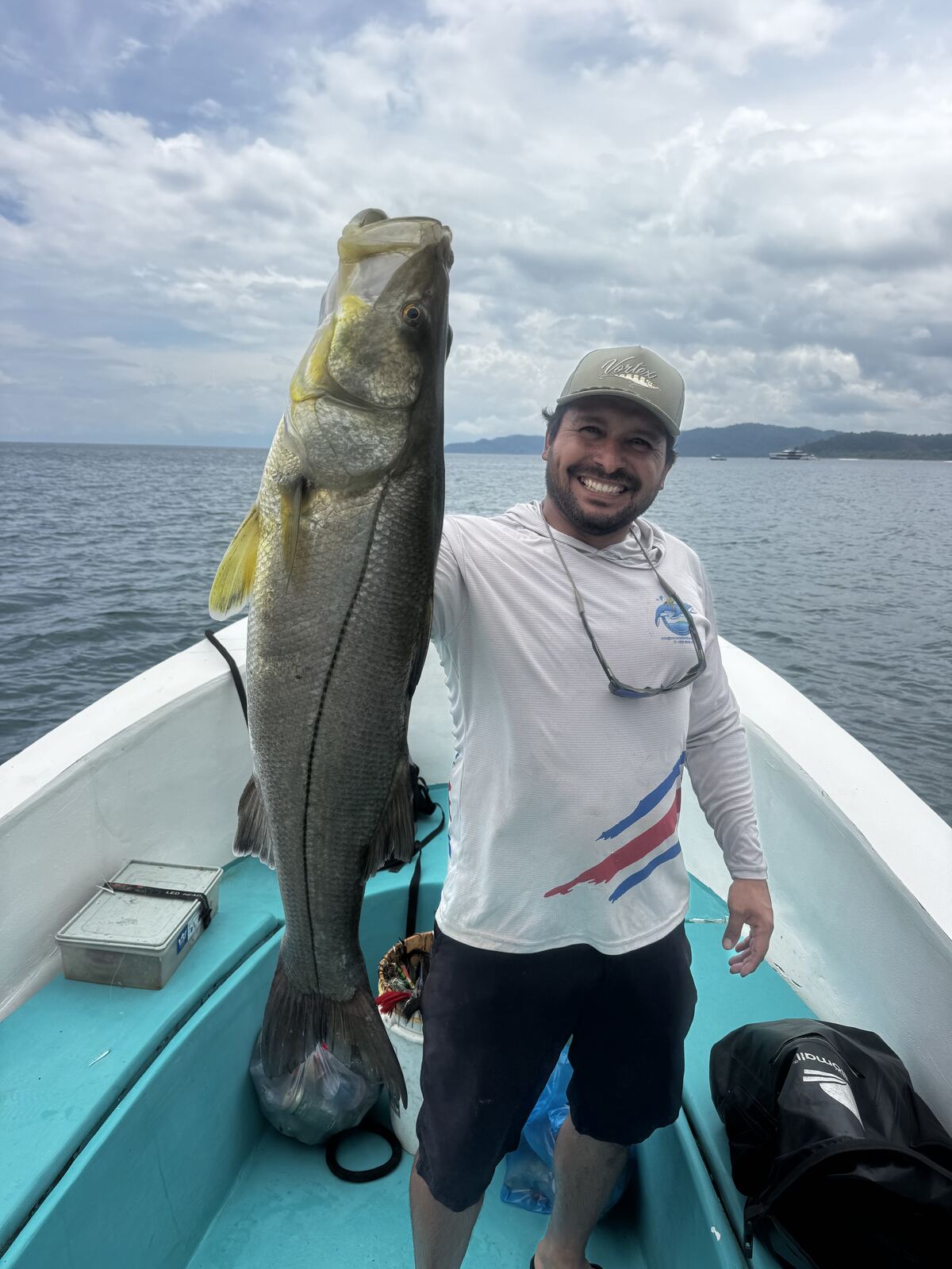 Snook caught near the coast of Drake Bay